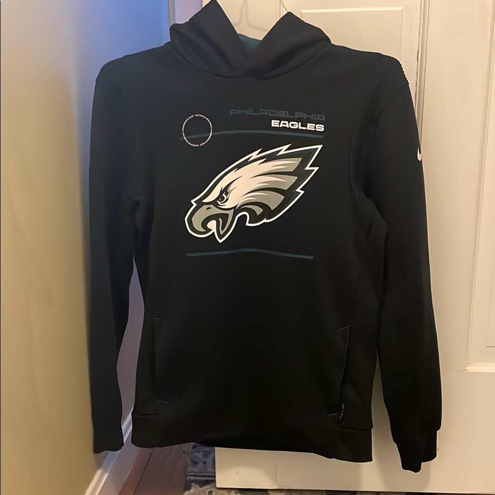 Philadelphia Eagles Nike Dri-Fit Black Hoodie (Youth Large)